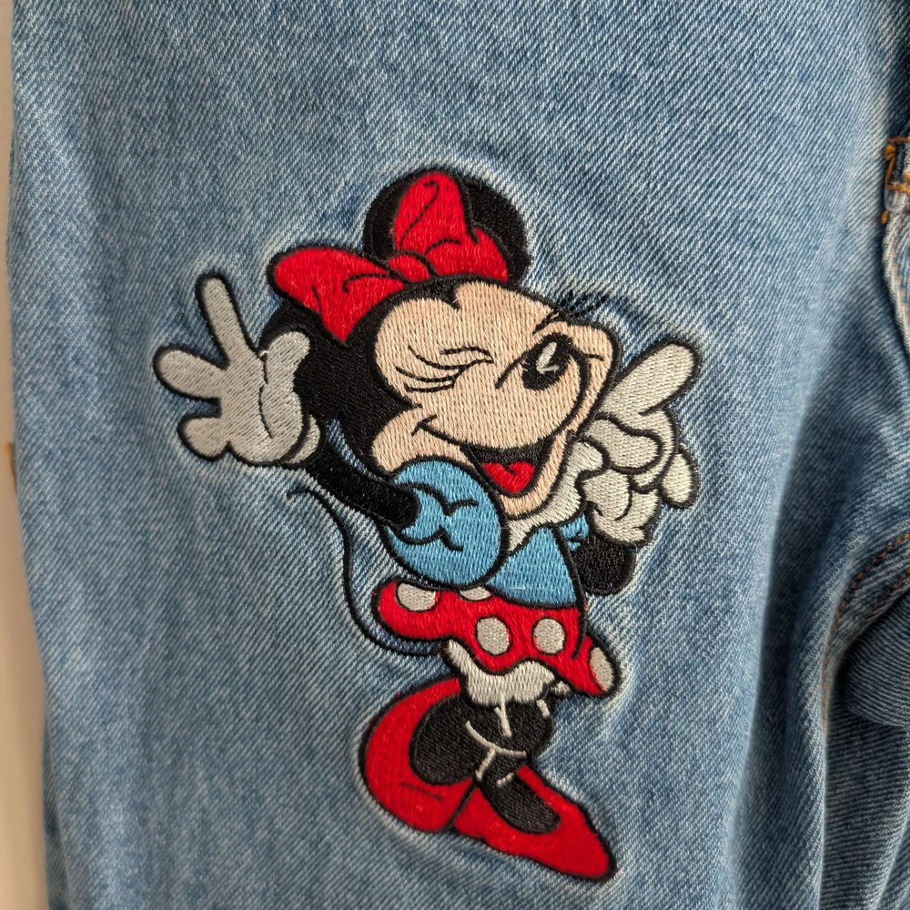 Disney Women's High Rise Jeans - Blue - Picture 3 of 11